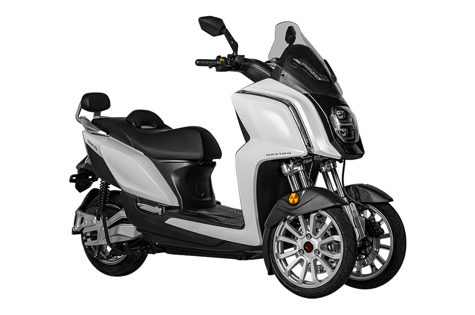 D1-3000W/5000W EBS Double Shock Absorber Lithium Battery Three wheeled electric motorcycle